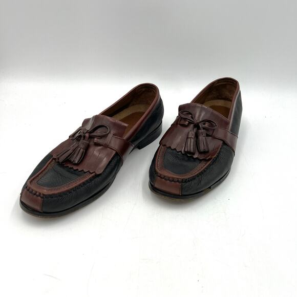 Johnston & Murphy Aragon II Kiltie Tassel Black Mahogany Loafers main image 4